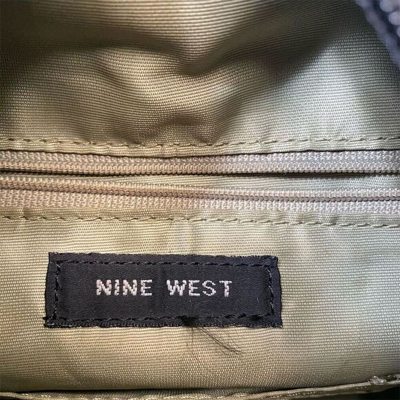 Nine West  Conversion Black Backpack & Purse Front Buckle Pocket - Picture 10 of 13